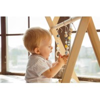 Развивающий коврик BabyGym  - Желто-серый