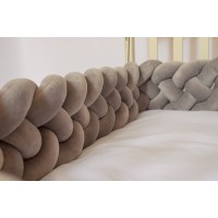 Бортик косичка в детскую кроватку - Wild XL