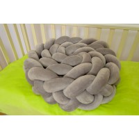 Бортик косичка в детскую кроватку - Wild XL
