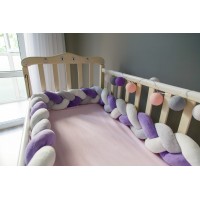 Бортик косичка в детскую кроватку - Sweet Dreams