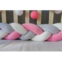 Бортик косичка в детскую кроватку - Little Princess