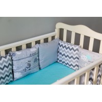 Бортики подушки в детскую кроватку - Tribal