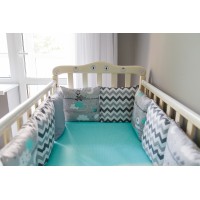 Бортики подушки в детскую кроватку - Tribal
