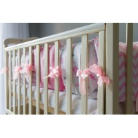 Бортики подушки в детскую кроватку - Princess