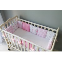 Бортики подушки в детскую кроватку - Princess