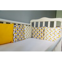 Бортики подушки в детскую кроватку - Honey